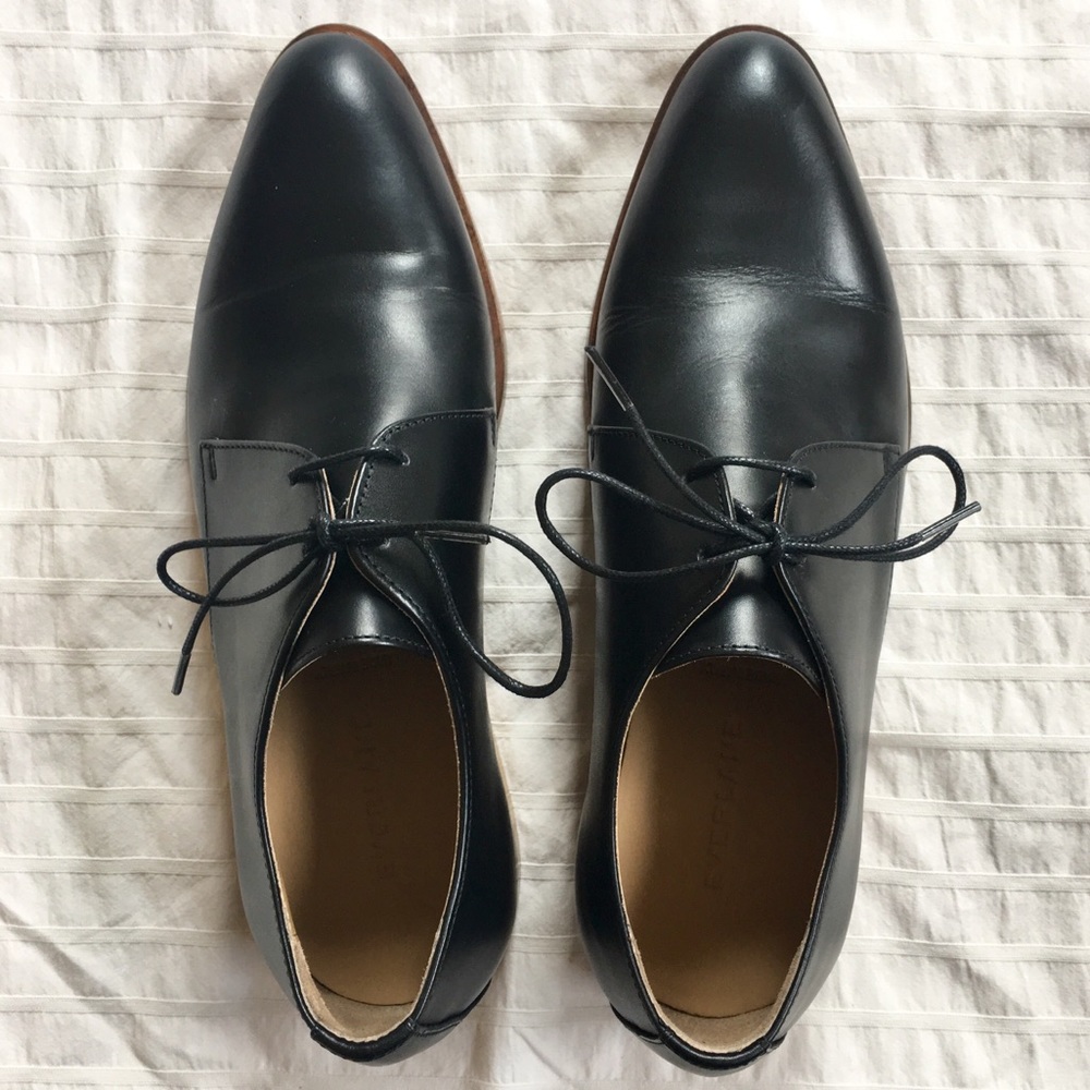 NWOB Everlane “The Modern Oxford” in black/natural